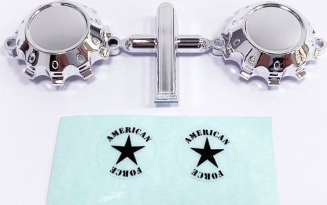 CEN Racing CEGCD0632 - American Force H01 Contra Wheel Cap Chrome with Decal
