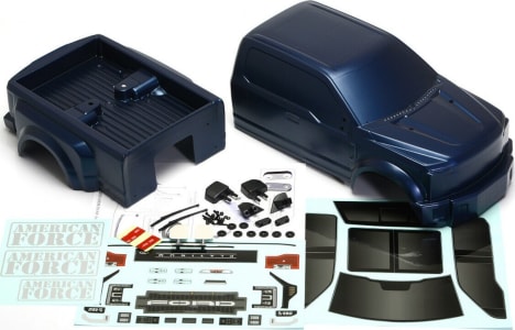 CEN Racing CEGCD0902 - F0RD F-450 Sd Complete Body Set Blue Galaxy