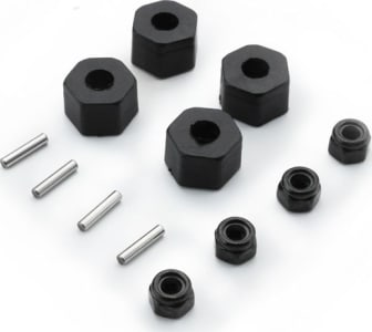 Carisma CIS15854 - Wheel Hex Set 4 : Sca-1e