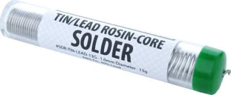 Common Sense RC CMSSDR-13G - 60/40 Tin/Lead Rosin-Core Solder - 1.0 mm Diameter - 13g Tube