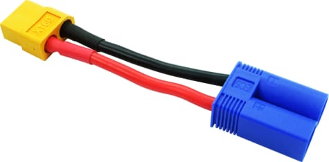 Common Sense RC CMSXT60F2EC5M - Xt60 Female to Ec5 Male Conversion Adapter