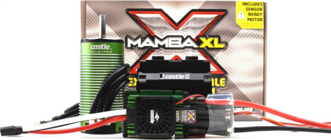 Castle Creations CSE010-0142-01 - 1/5 MAMBA XLX 34V 20AMP Peak BEC 2028-800KV Motor