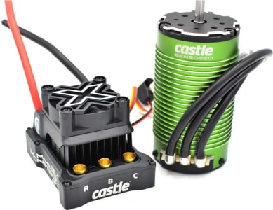 Castle Creations CSE010-0165-02 - 1/6 Mamba Monster X 8S ESC/Motor Combo 1717-1650KV