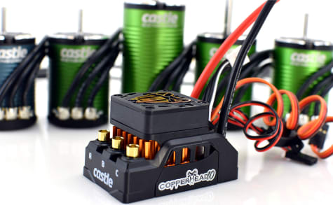 Castle Creations CSE010-0166-08 - Copperhead 10 1406-3800kv Combo