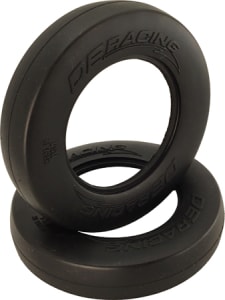 DE Racing DER-ADF-C1 - DE Racing Accelerator Tires / Clay Compound / With Inserts (2)