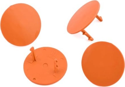 DE Racing DER-GMP-O - Gambler Snap-In Mud Plugs (Orange)