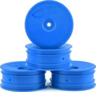 DE Racing DER-SB4-AFC - Speedline Buggy Wheels for B6.1 / RB6 / Front / Blue / 4 pieces