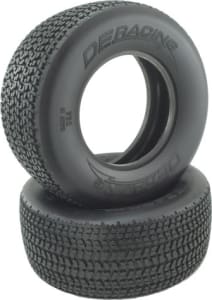 DE Racing DER-G6G-D30 - discontinued Grooved G6t D30 Compound Sc Oval Tires W/Inserts (2