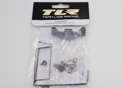 Team Losi Racing TLR334039 - Front Sway Bar Set: 22 4.0