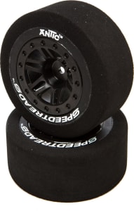 Duratrax DTXC2923 - discontinued SpeedTreads AnticFoam SC MountedBLK:SL R ECX4X4 Fro