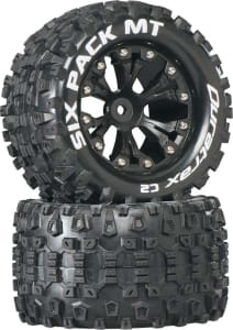 Duratrax DTXC3520 - discontinued Six Pack MT 2.8 2WD Mounted Rear C2 Black 2