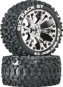 Duratrax DTXC3559 - Six Pack ST 2.8 2WD Mounted Front C2 Chrome 2