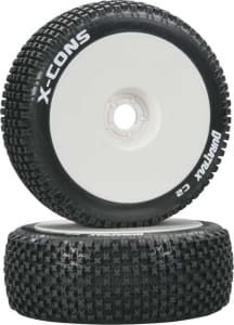 Duratrax DTXC3610 - discontinued 1/8 X-Cons Buggy Tires C2 Mounted White 2