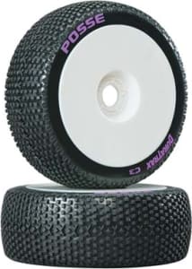 Duratrax DTXC3631 - discontinued Posse 1/8 Buggy Tires C3 Mounted White (2)