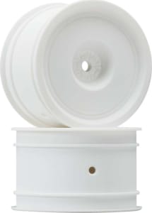 Duratrax DTXC3846 - 1:10 4WD Wheels White Kyosho Losi 12mm Hex Rear