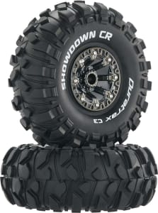 Duratrax DTXC4051 - discontinued Showdown CR C3 Mounted 2.2 Crawler Black Chrome (2)