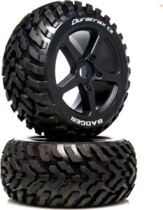 Duratrax DTXC5572 - 1/8 BADGER Truggy Tire C2 Mounted 0 Offset 2