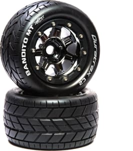 Duratrax DTXC5601 - Bandito MT Belt 2.8 Mntd F/R .5 Offset BCh 17mm 2