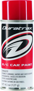 Duratrax DTXR4254 - Polycarb Spray Racing Red 4.5 oz
