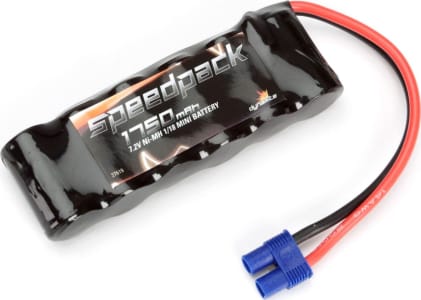 Dynamite DYN1471 - discontinued 7.2V 1750mAh NiMh 6C Flat Battery EC3: Minis