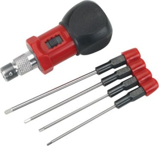 Dynamite DYN2920 - 4-Piece Standard Hex Wrench Set with Handle