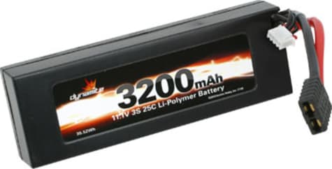 Dynamite DYN5371T - 11.1V 3200mAh 3S 25C LiPo Hard Case: TRA Conn