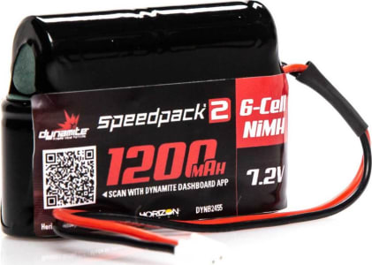 Dynamite DYNB2455 - SPEEDPACK2 7.2V 1200MAH 6 CELL NiMh PACK: MINIS