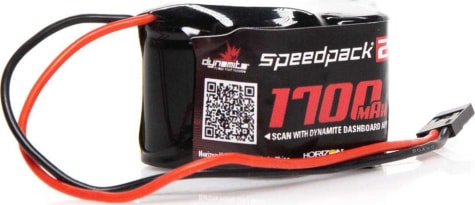 Dynamite DYNB2461 - discontinued SPEEDPACK2 6V 1700MAH 5 CELL NiMh Receiver PK 3+2 H