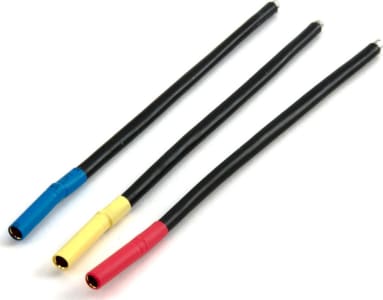 Dynamite DYNC0138 - Bl Motor Wireset 4mm Bulletconn Female Bl/Yel/Org