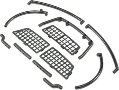 ECX ECX220000 - Cage Window & Bumper Mounts: 1.9 Barrage Doomsday
