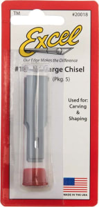 Excel EXL20018 - #18 1/2 Inch Chisel Blades (5)