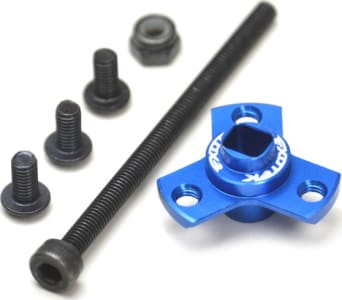 Exotek EXO1851 - discontinued Direct Spur Gear Mount for Stock Top Shaft of Assoc