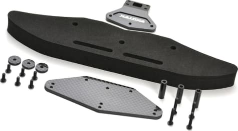 Exotek EXO2003 - discontinued B6 Drag Front Bumper Set Aluminum Carbon Fiber and