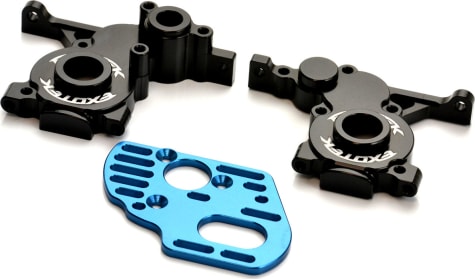 Exotek EXO2123 - Dr10m Aluminum 3 Gear Gearbox W/ Motor Plate 7075