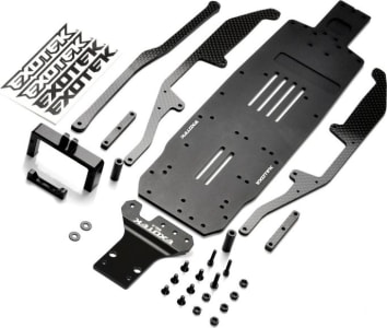 Exotek EXO2126 - Cb6.4 Carpet Chassis Conversion Set for B6.4 7075 Chassis