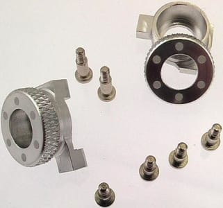 Hot Racing EXT2108 - Silver front knuckle XMOD truck