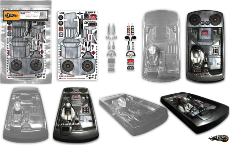 FireBrand RC FBR1ACCIFX850 - Interior FX European Race Deck/Cockpit