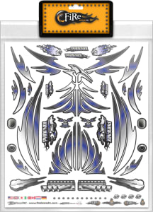 FireBrand RC FBR1DECPBL139 - Concept Phoenix Decal Blue