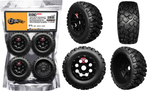 FireBrand RC FBR1RHINOS004 - Rhino-Hdx Heavy Duty Off-Road Wheels/Tires set of 4