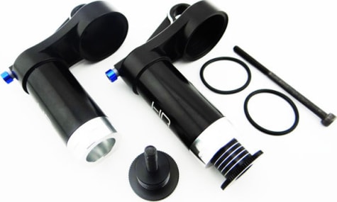Hot Racing FVE156R01 - discontinued Black Aluminum Reservoir Shock Upgrade Kit (2)