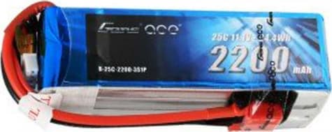 Gens Ace GEA22003S25D - 2200mAh 11.1V 25C 3S1P LiPo Battery Pack w/ Deans