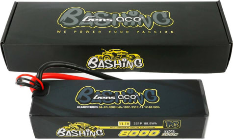 Gens Ace GEA8K3S100E5 - 11.1v 8000mah 3s 100c LiPo: Ec5