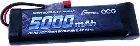 Gens Ace GEANM500084DF - 8.4v 5000mah 8.4v Nimh : T-plug