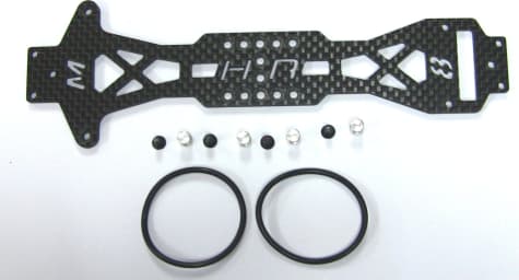 Hot Racing GOFE14X01 - discontinued Carbon Fiber Upper Deck with ESC Mount - Mini 8ight