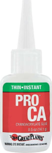 Great Planes GPMR6001 - Pro Ca Glue Thin 1/2 Oz