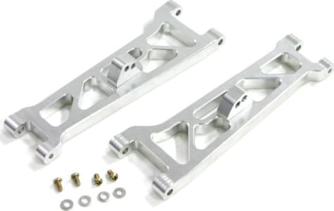 Hot Racing GTT5508 - Silver Aluminum Front Arm Set
