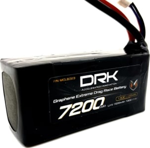 Maclan MCL6023 - DRK 7200mAh 130C 7.6V Graphene Extreme Drag Race Battery w/ XT90