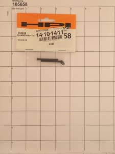HPI HPI105658 - Flange Shaft 3x35mm (2)