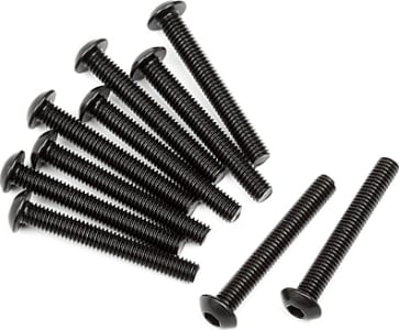 HPI HPI107894 - M3x22mm BHCS Button Head Cap Screws (10)