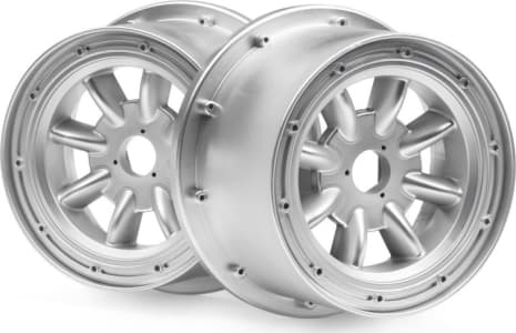 HPI HPI115766 - ML-8 Wheel Silver 120x75mm (2) Baja 5R